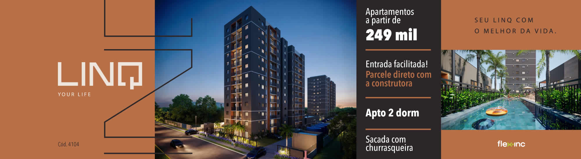 Banner divulgação Linq